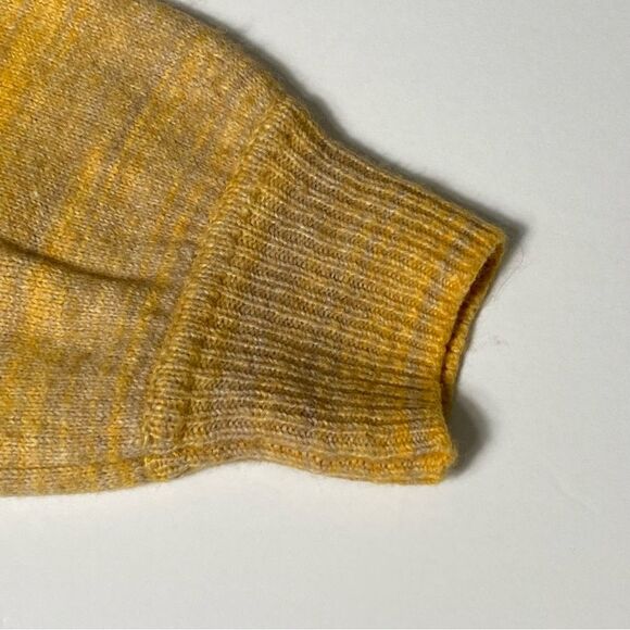 J.Crew Italian Space-Dyed 1/2 Zip Wool Cashmere Knit Sweater Womens Size Sml/Med - Picture 7 of 16